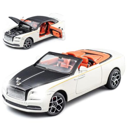 1.24 SCALE ROLLS ROYCE DOWN - WHITE