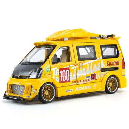 1.24 SCALE WULING RONGGUANG MODIFIED VAN -YELLOW