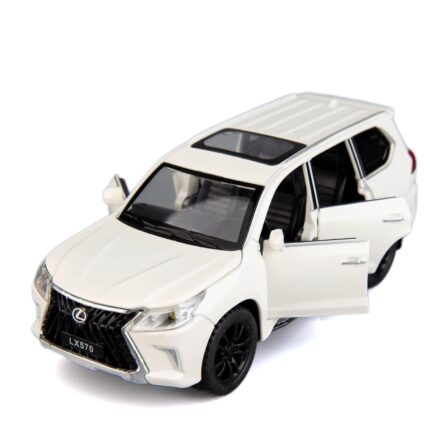 1.32 SCALE LEXUS LX570-WHITE