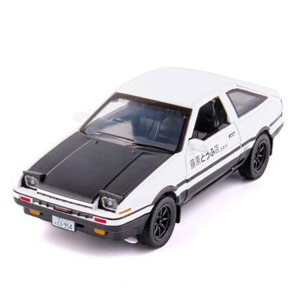 1:32 SCALE TOYOTA AE86 - BLACK/WHITE