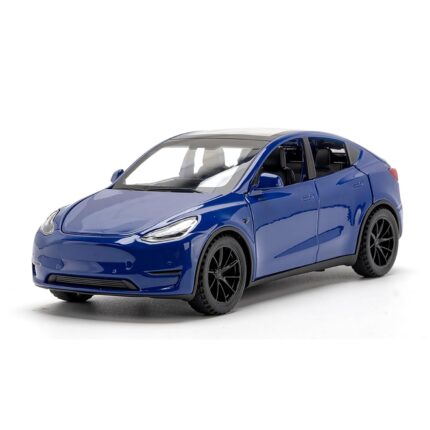1.32 SCALE  TESLA Y MODEL-BLUE
