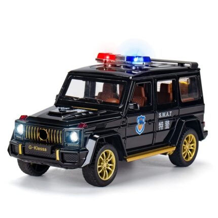 1:32 SCALE MERCEDES AMG G63 POLICE - BLACK
