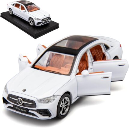 1.32 SCALE MERCEDES-BENZ CLASS E300I-WHITE