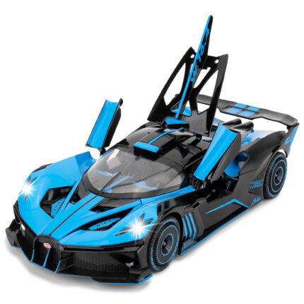 1.24 SCALE BUGGATI BOLIDE SMOKE - BLUE