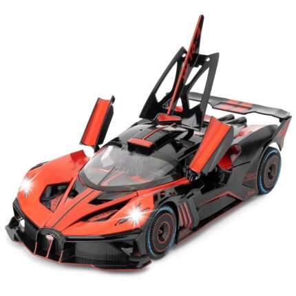 1.24 SCALE BUGGATI BOLIDE SMOKE - RED