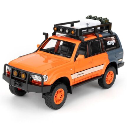 1.24 SCALE TOYOTA LAND CRUISER LC80-ORANGE