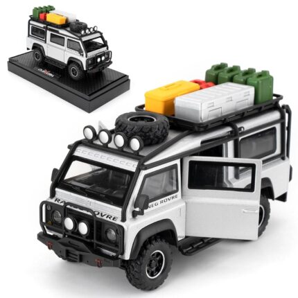 1.32 SCALE LAND ROVER DEFENDER VAN-SILVER