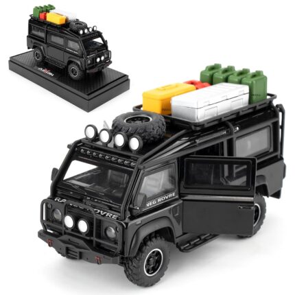 1.32 SCALE LAND ROVER DEFENDER VAN-BLACK