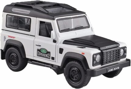 1.32 SCALE LAND ROVER DEFENDER-WHITE