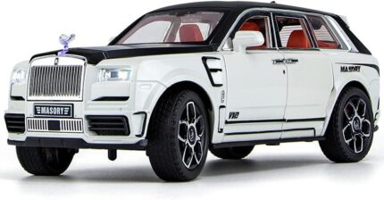 1.24 SCALE ROLLS-ROYCE CULLINAN MANSORY-WHITE