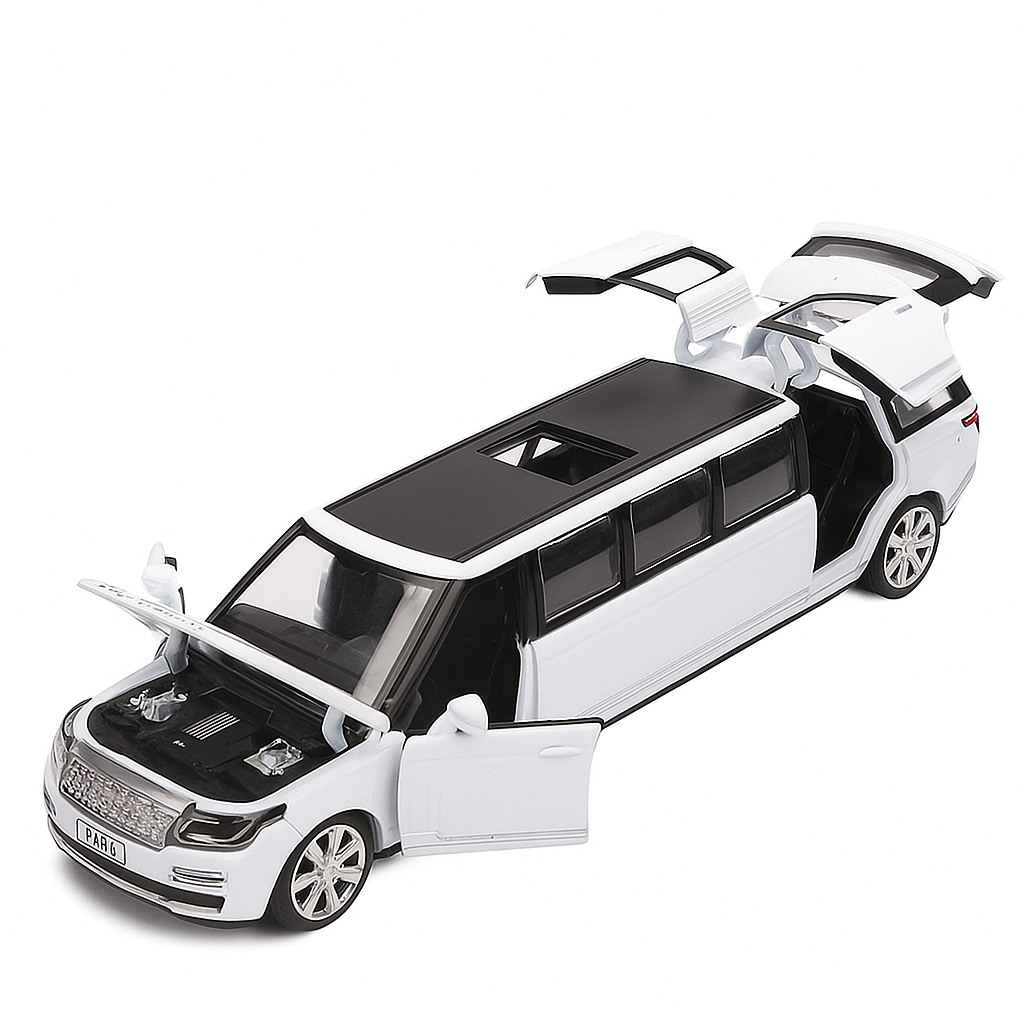 1.32 SCALE LONG RANGE ROVER-WHITE