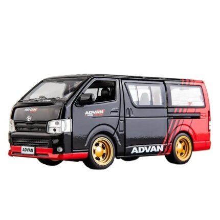 1.32 SCALE TOYOTA HIACE SEA LION VAN-BLACK