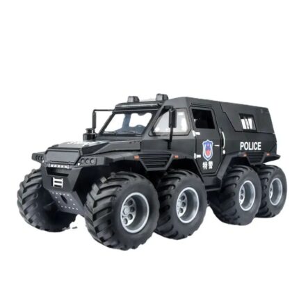 1.32 SCALE SHAMAN TRUCK 8*8 POLICE-BLACK