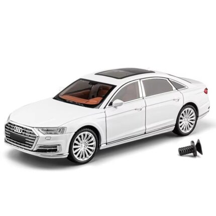 1.24 SCALE AUDI A8-WHITE