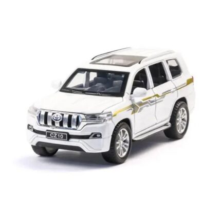 1.32 SCALE TOYOTA LAND CRUISER PRADO-WHITE