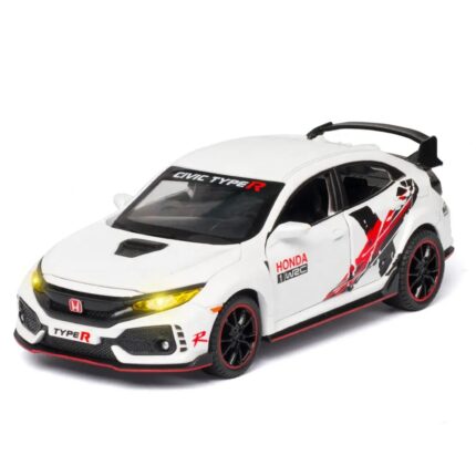 1.32 SCALE HONDA CIVIC TYPE R-WHITE