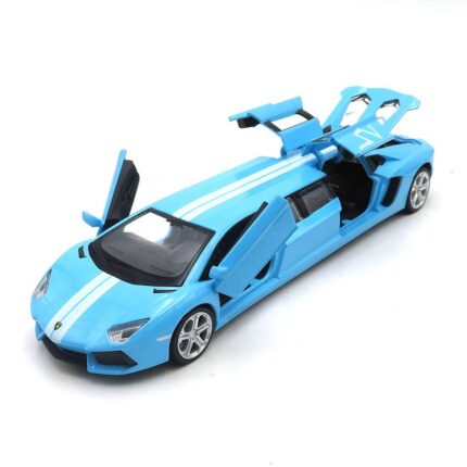 1.32 SCALE LAMBORGHINI LIMOUSINE - BLUE