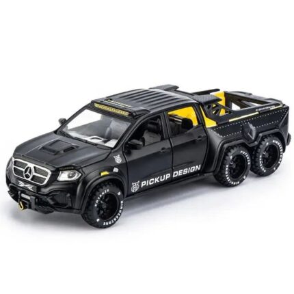 1.24 SCALE MERCEDES-BENZ G63 AMG PICKUP 6×6 - BLACK
