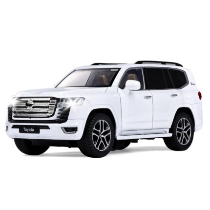 1.24 SCALE TOYOTA LAND CRUISER - WHITE